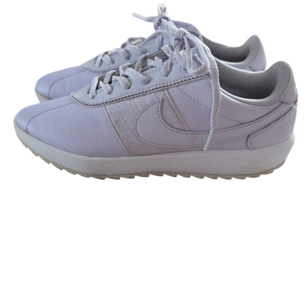 Nike Women's Size 6.5 Amethyst Tint White Cortez Golf Shoes